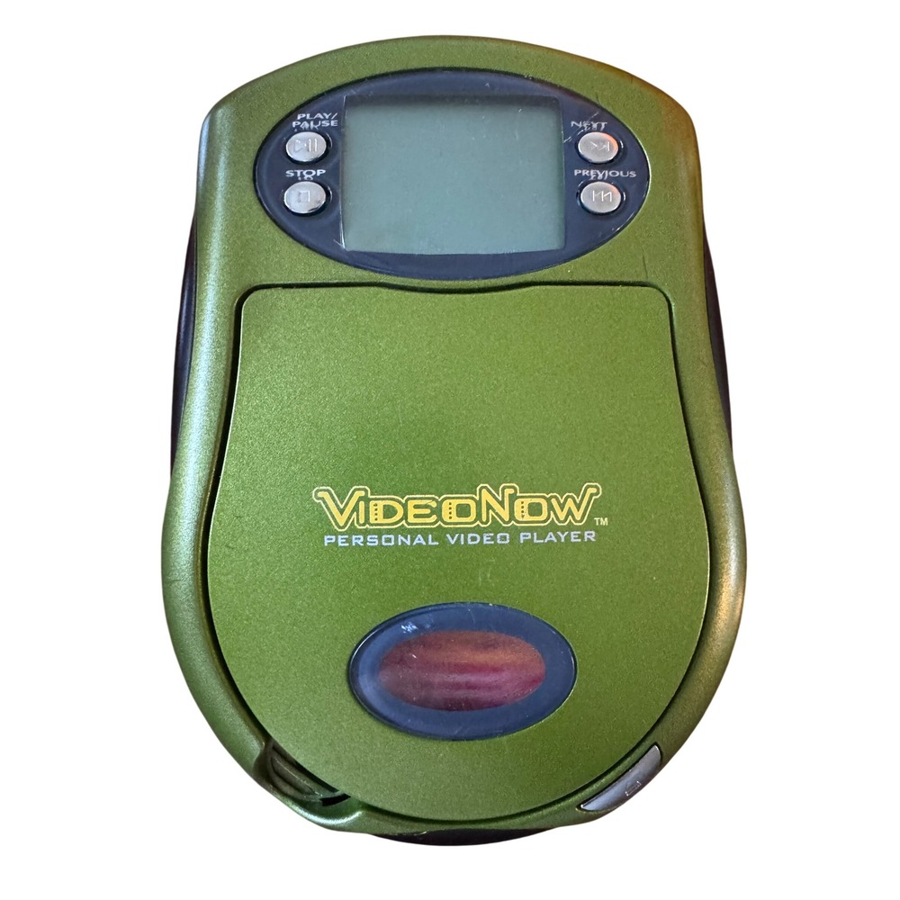 Vintage 2003 Tiger Green VideoNow Personal Video Player Kids Portable Player